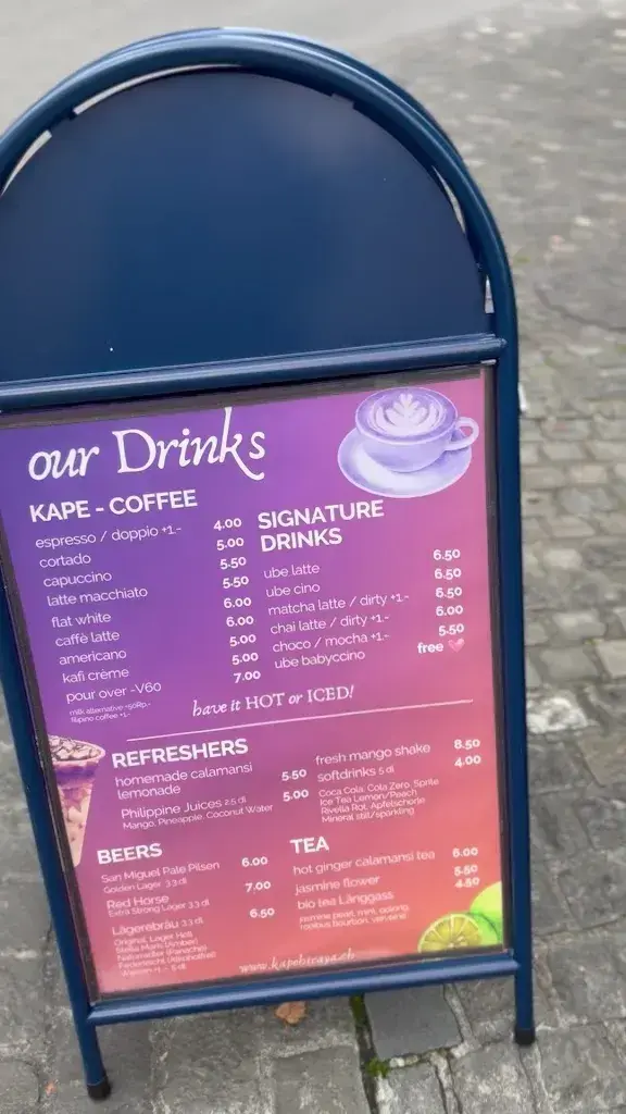 Menu_PAPA ORO‘s Brugg - Filipino Restaurant & Café_Brugg_image_2