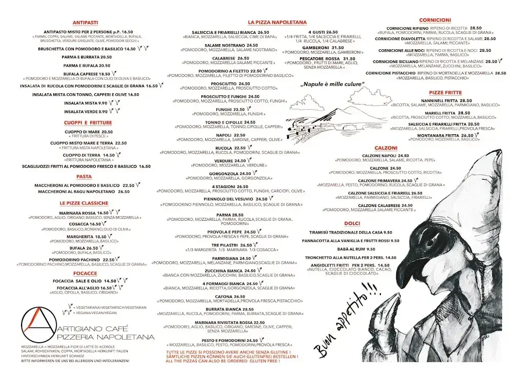 Artigiano Pizzeria Napoletana Brugg-Windisch ristorante a Windisch