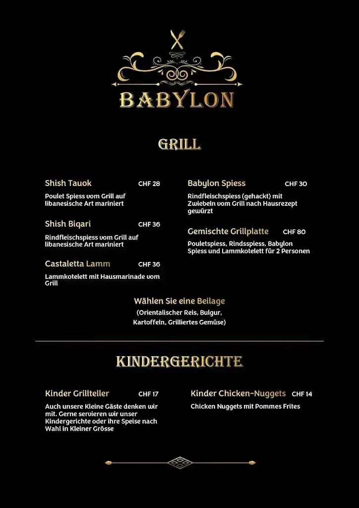 Menu_Babylon Restaurant_Brugg_image_4