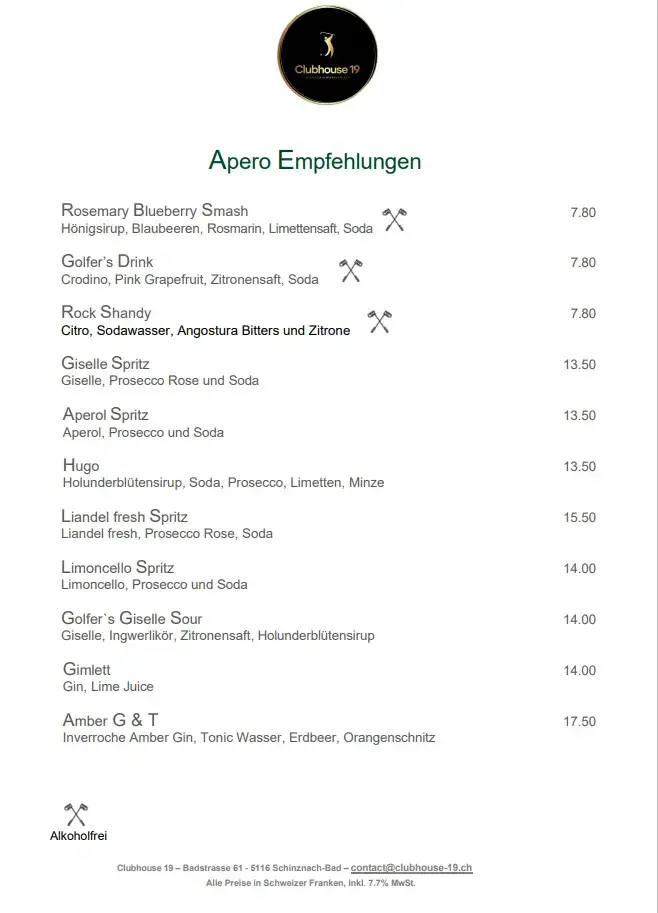 Menu_Golfrestaurant Clubhouse 19_Schinznach-Bad_image_2