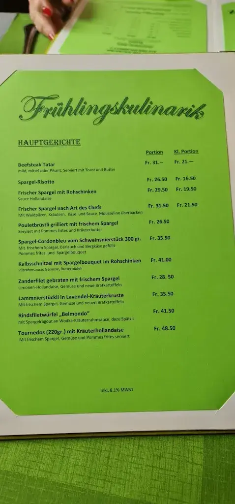 Menu_Restaurant Waldheim_Mülligen_imagen_4