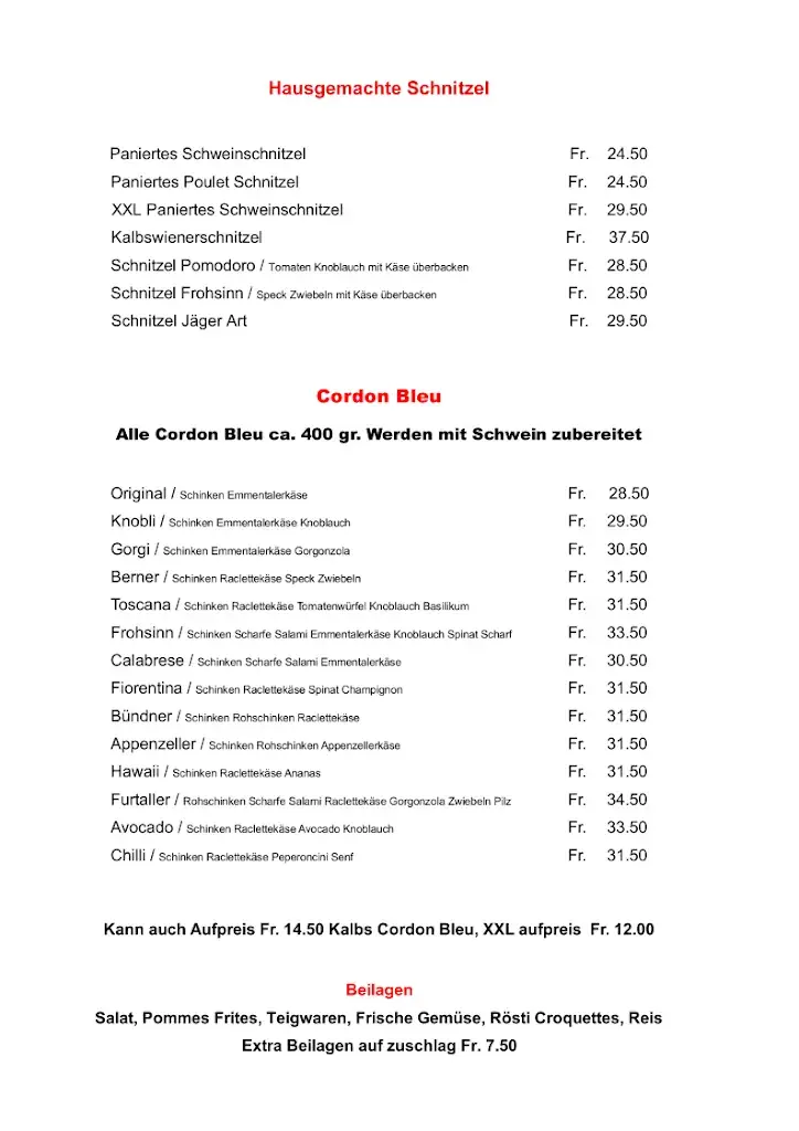 Menu_Restaurant Frohsinn und Pizzeria_Otelfingen_image_2