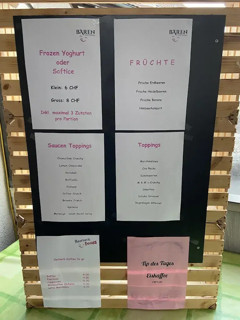 Menu_Gasthof zum Bären_Veltheim_immagine_1