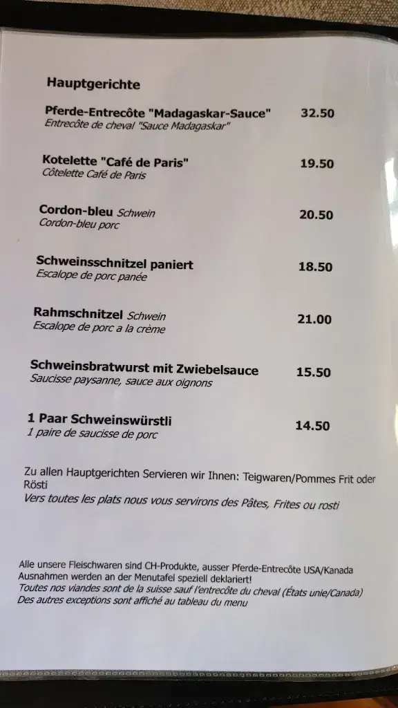 Restaurant Bierhalle restaurant à Biel