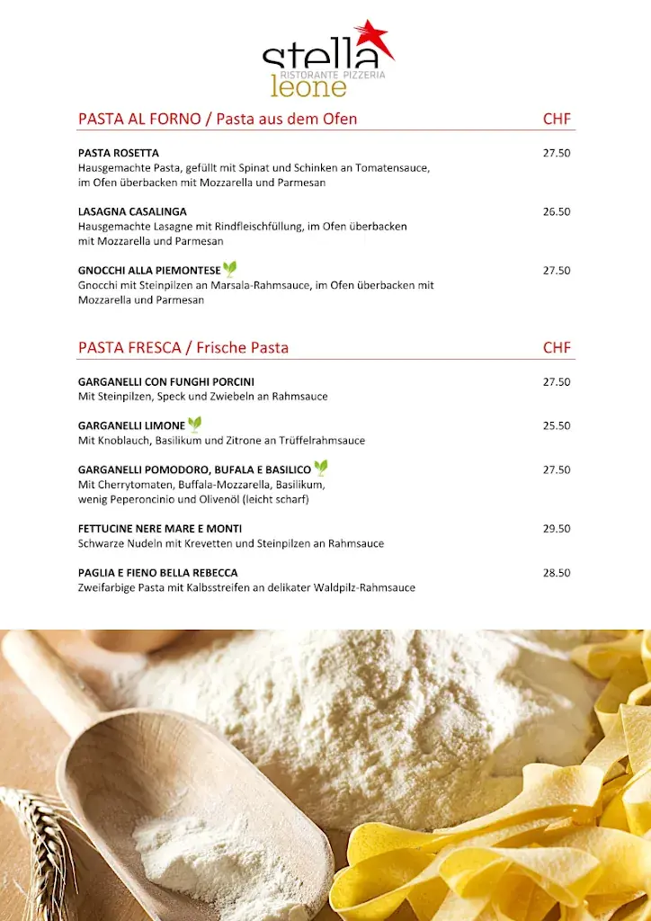 Menu_Ristorante Pizzeria Stella Leone_Langenthal_image_4