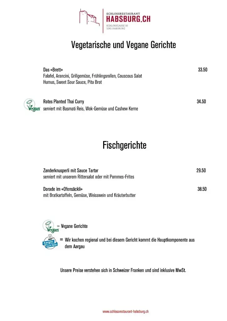 Menu_Schlossrestaurant Habsburg_Habsburg_image_3