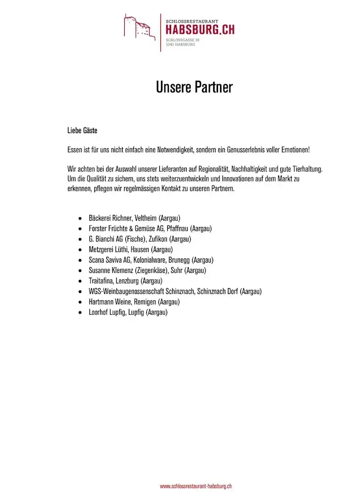 Menu_Schlossrestaurant Habsburg_Habsburg_image_4