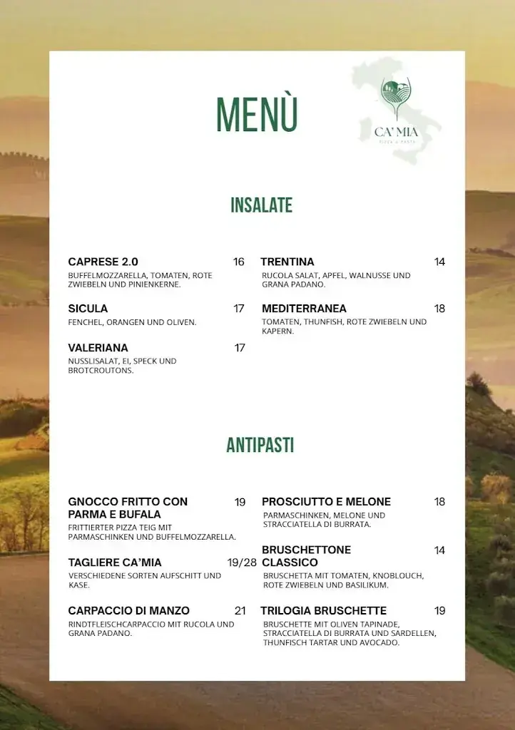 Menu_Ca’Mia_Unterkulm_image_3