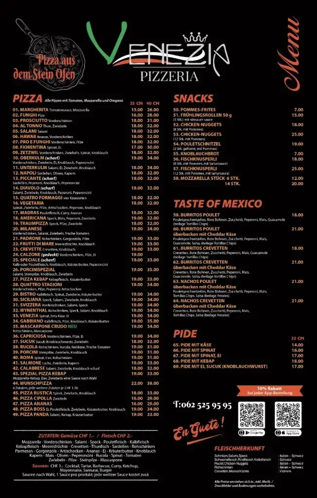 Menu_Pizzeria Venezia Oberkulm_Oberkulm_image_2