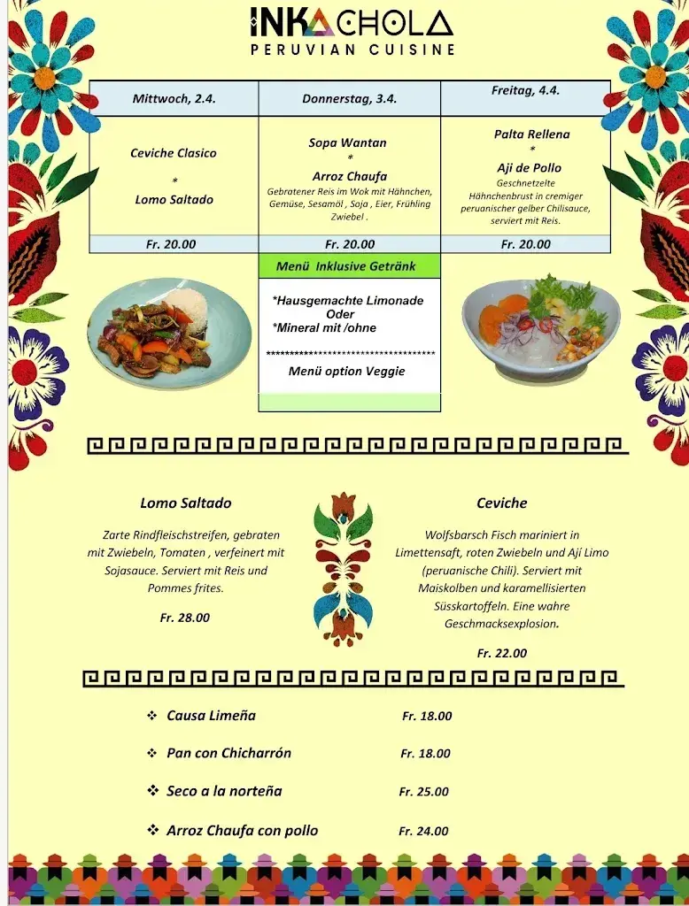 INKA CHOLA - RESTAURANT ristorante a Biel