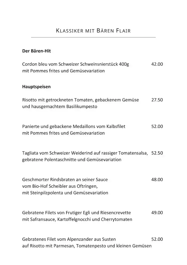 Bären_Kölliken_menu_image_1