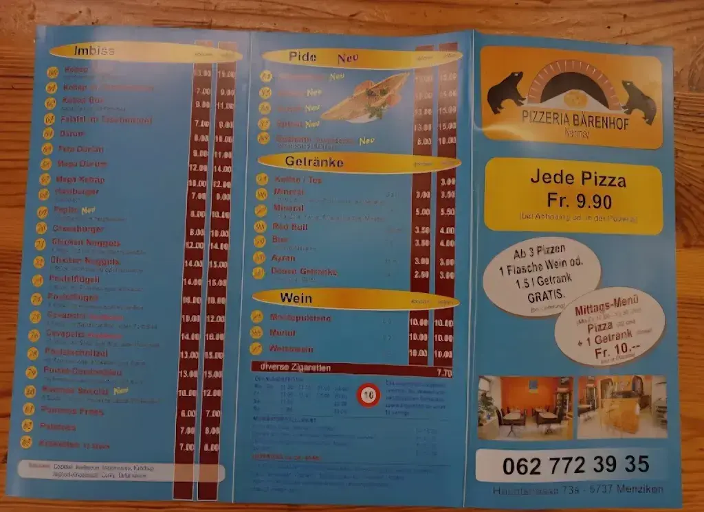 Menu_Bärenhof Pizzeria_Menziken_image_3