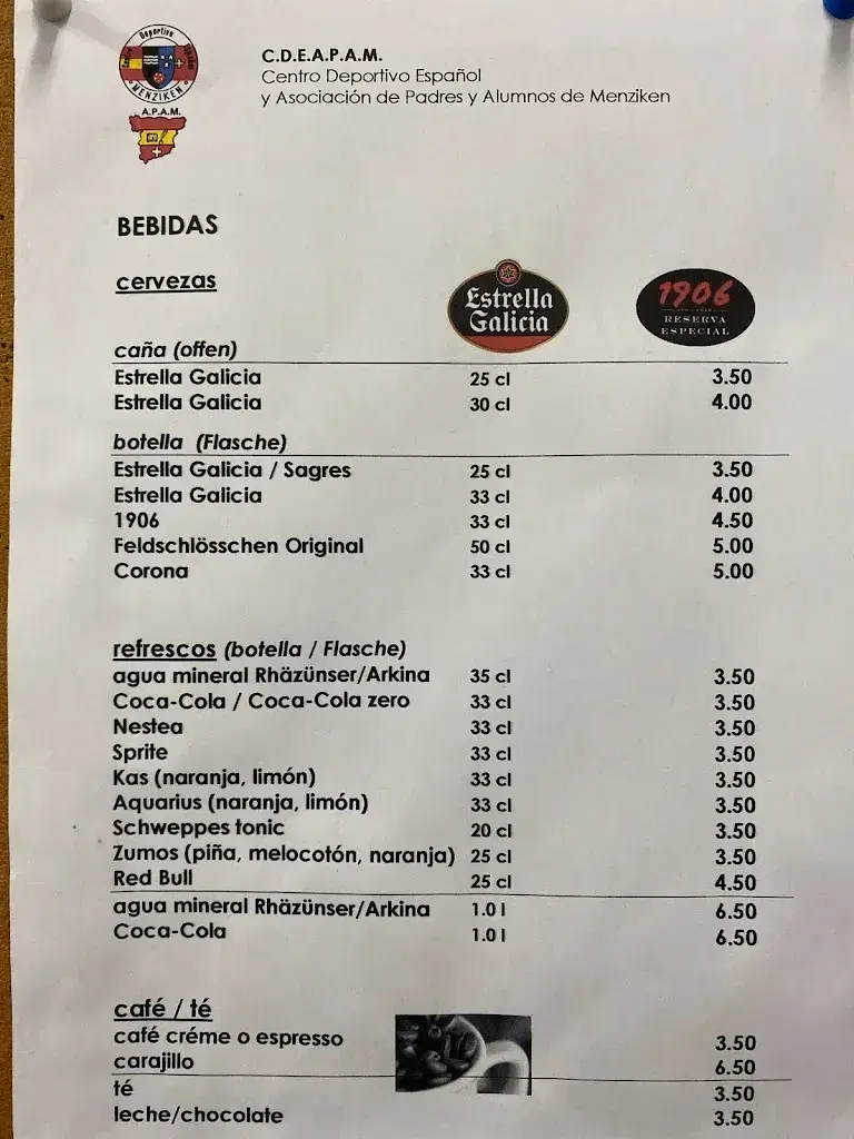 Centro Español_Menziken_menu_image_1