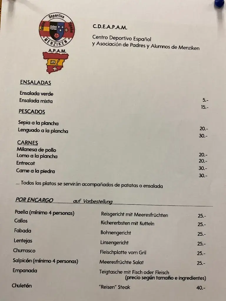 Menu_Centro Español_Menziken_immagine_3