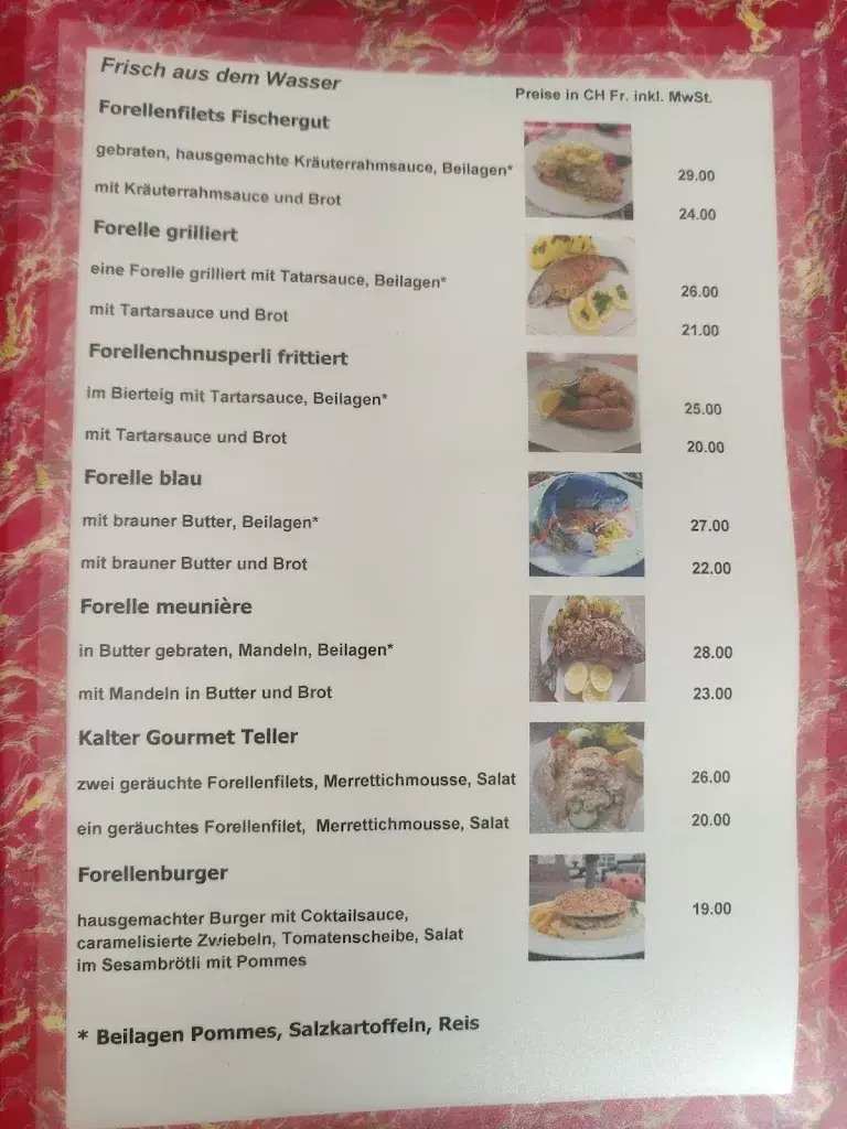 Fischergut Restaurant in Sulz