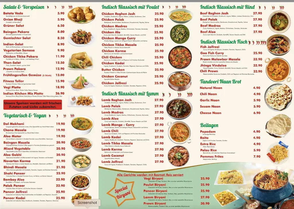 Indian Kitchen Biel_Biel_menu_image_1