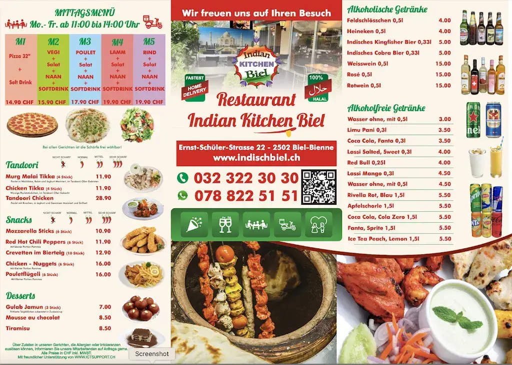 Menu_Indian Kitchen Biel_Biel_image_4