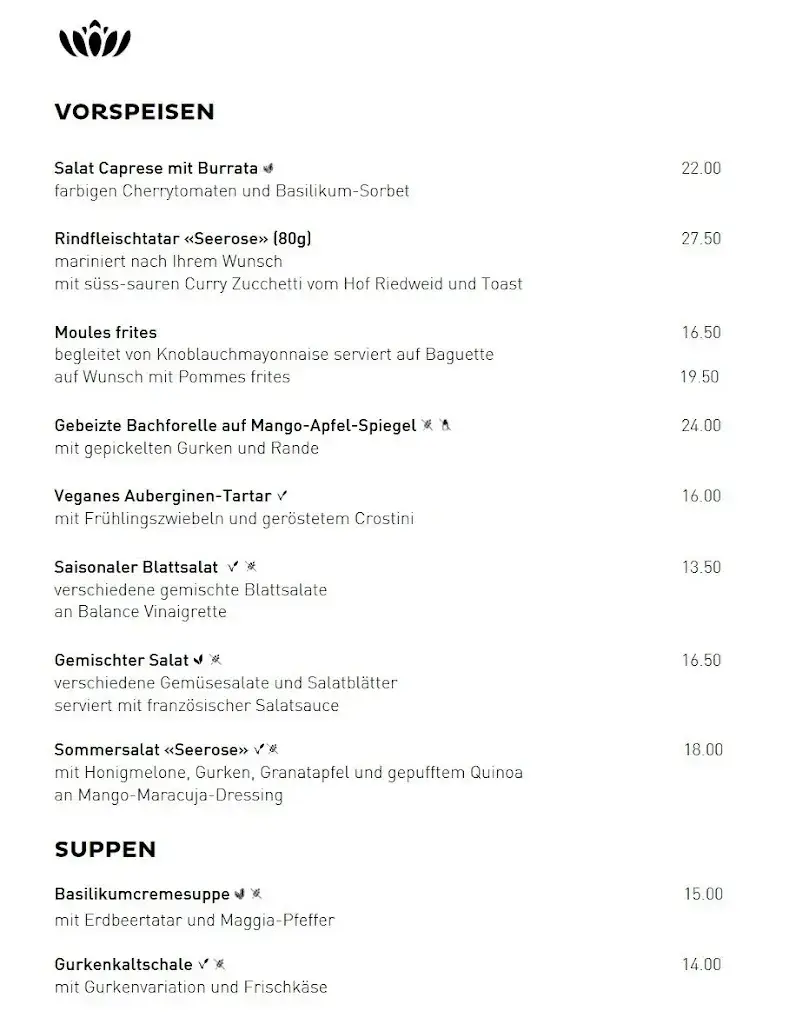 Restaurant Seerose restaurante en Meisterschwanden