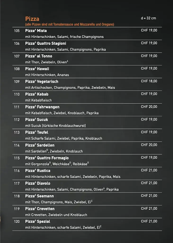 Farmi`s Pizza & Kebap restaurant à Fahrwangen