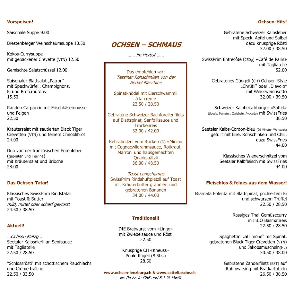 Menu_Restaurant & Bar Satteltasche im Ochsen Lenzburg_Lenzburg_image_2