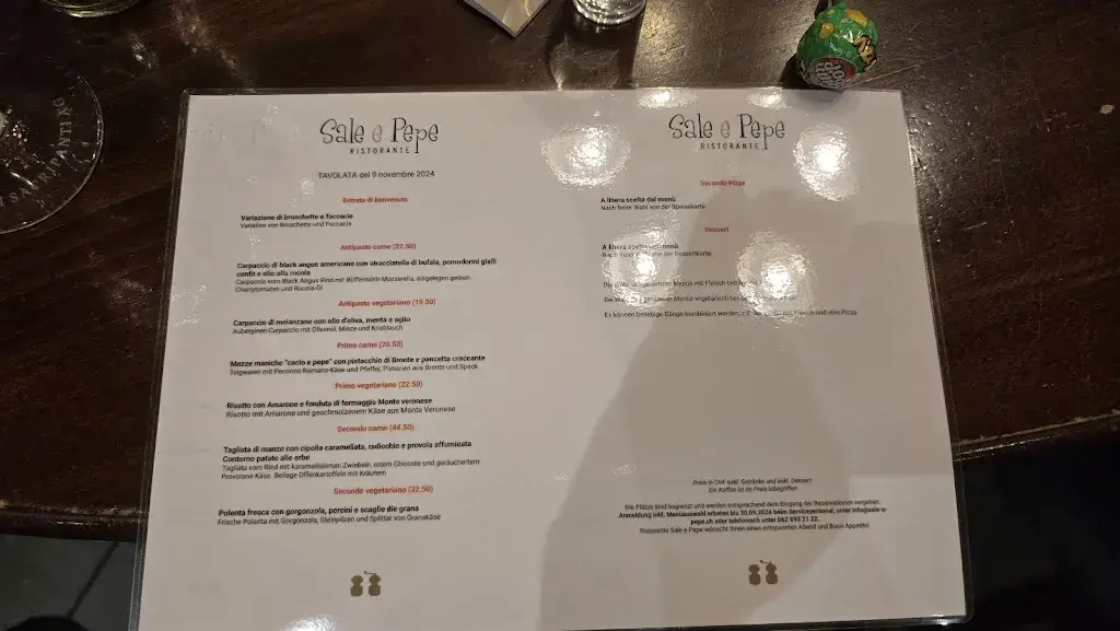 Sale e Pepe restaurant in Möriken-Wildegg