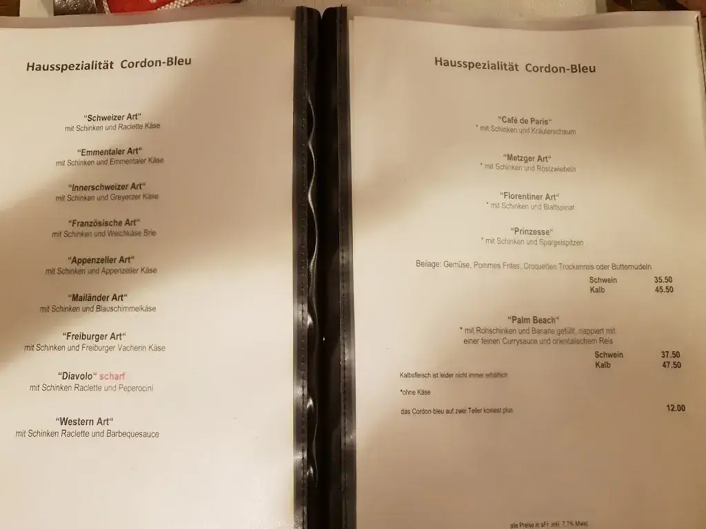 Menü_Restaurant Frohsinn_Seon_Bild_2