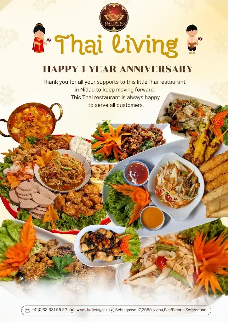 Menü_Thai Living Restaurant + Take Away_Nidau_Bild_1