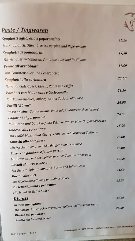 Menu_Restaurant Bären_Wohlen_image_3