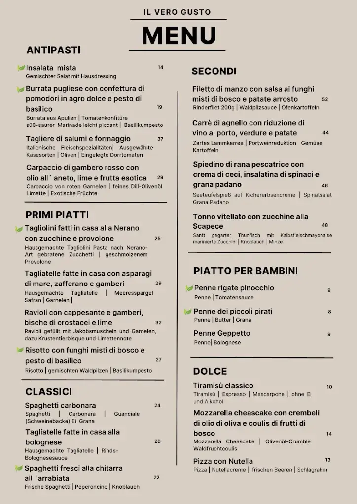 Adler - Il Vero Gusto ristorante a Magden