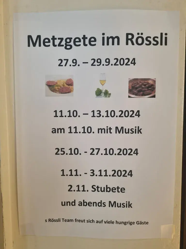 Rössli Muri restaurant in Muri