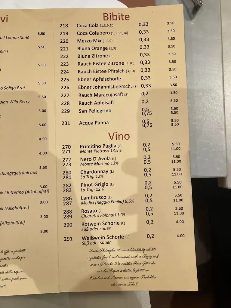 Menu_Ristorante Villa Martino Bad-Säckingen_Germany_image_2