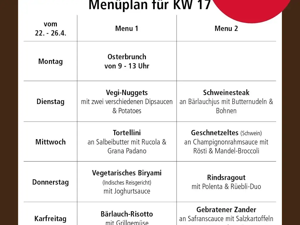 Menu_Beck Maier - Café Restaurant Bäckerei Möhlin_Möhlin_image_3