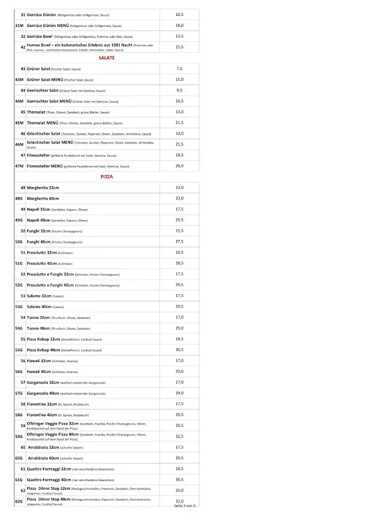 Menü_Döner Stop, Oftringen_Oftringen_Bild_4