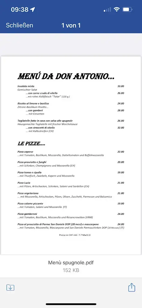 Menu_Bar Don Antonio_Burgdorf_image_3