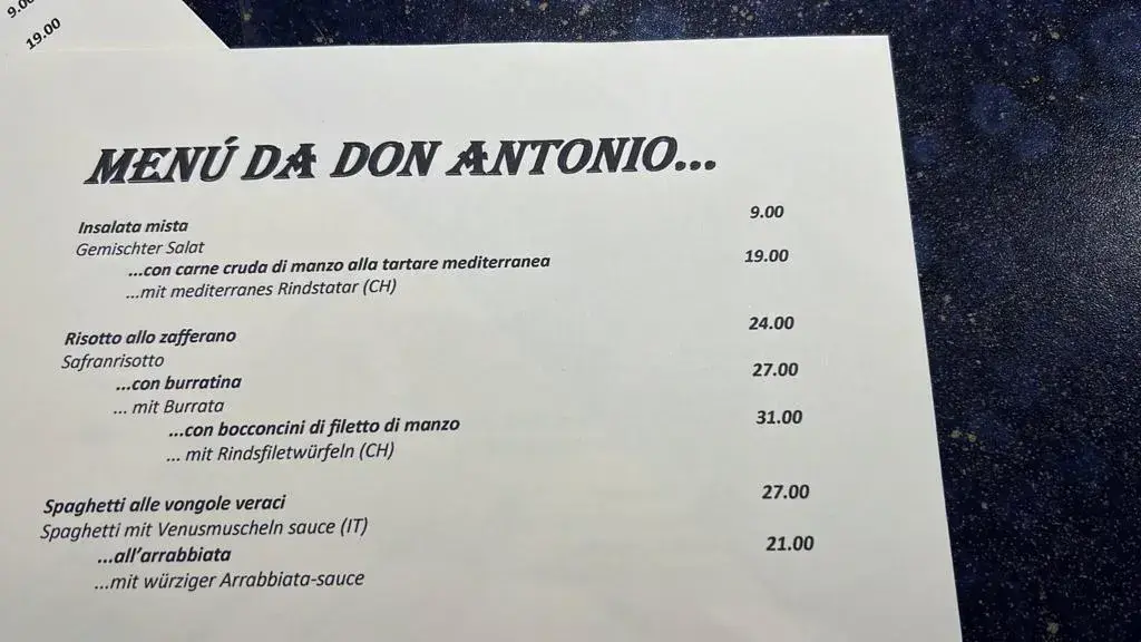 Menu_Bar Don Antonio_Burgdorf_image_4
