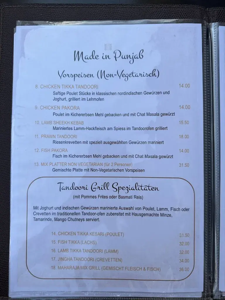 Menu_Made in Punjab_Zofingen_image_1