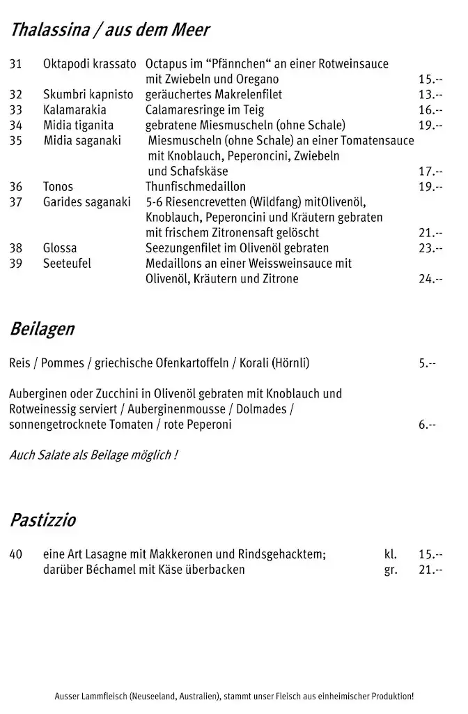 Menu_Griechische Taverne Ouzeri Mythos_Rothrist_image_3