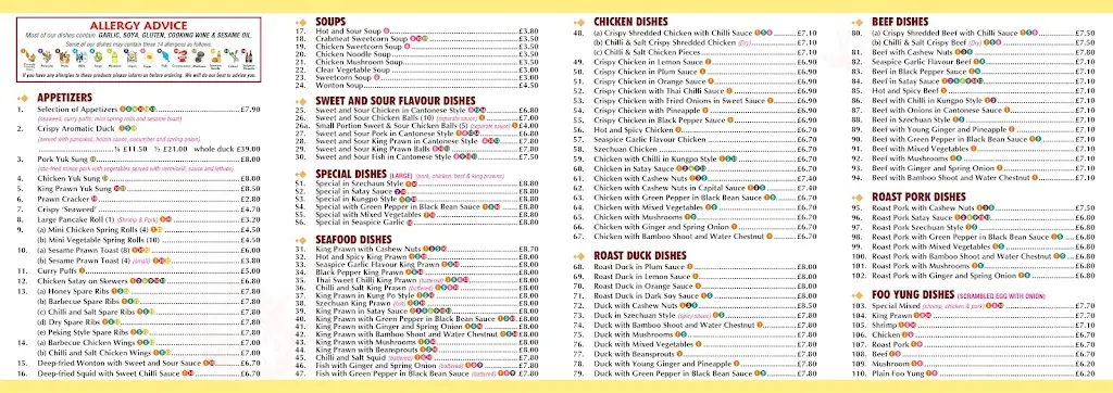 Menu_Rooster Chinese_Alcester_immagine_2