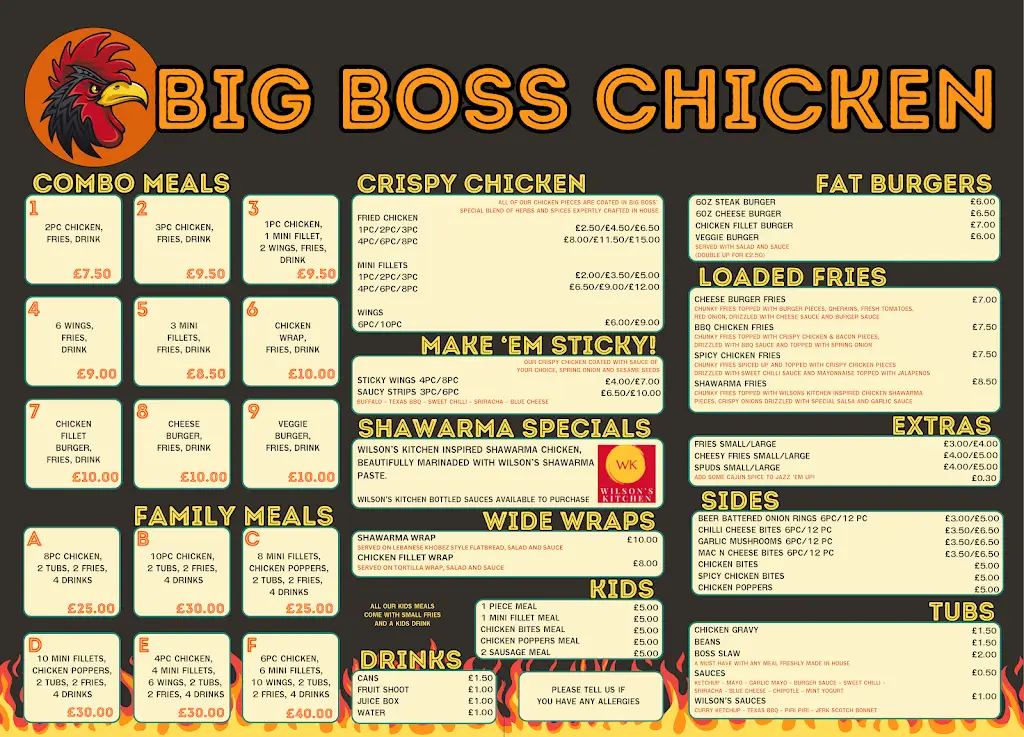 Menu_Big Boss Chicken_Great Torrington_image_1
