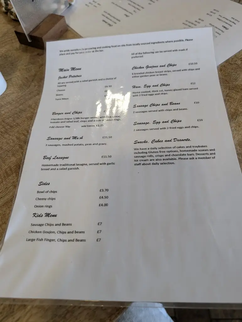Menu_Route 11 Kitchen_Attleborough_image_2