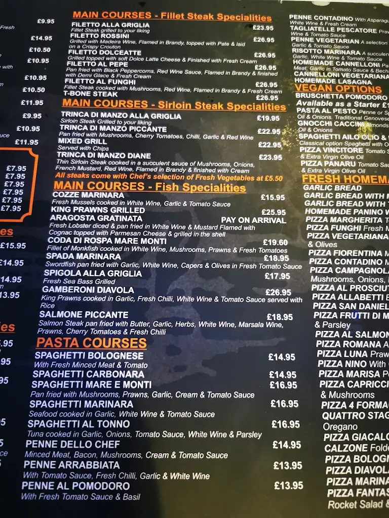 Menu_Il Pescatore_Great Wakering_image_2