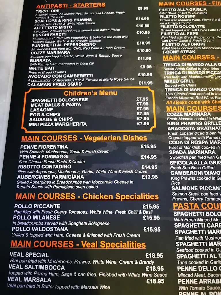 Menu_Il Pescatore_Great Wakering_image_3