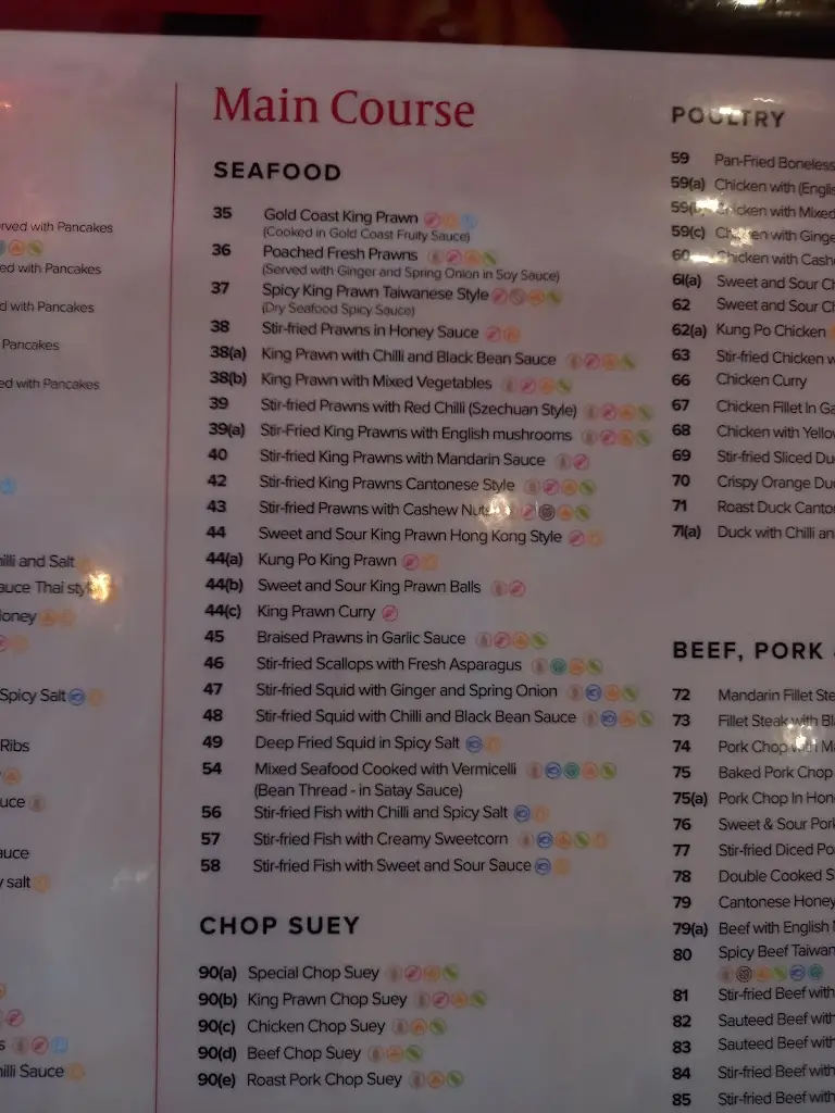 Menu_The Gold Coast Restaurant_Great Wakering_immagine_2