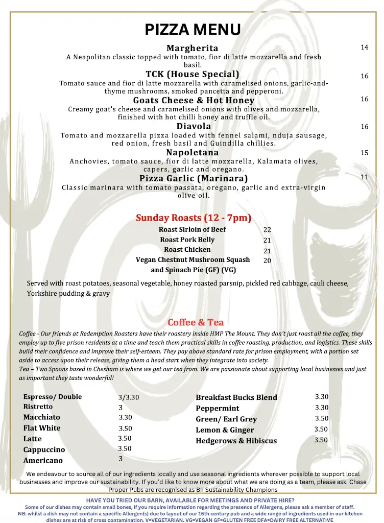 Menu_The Cross Keys_Great Missenden_image_2