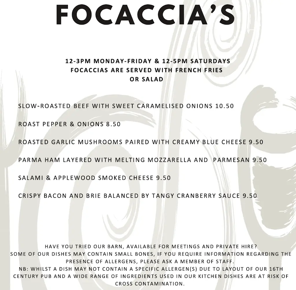 Menu_The Cross Keys_Great Missenden_image_4