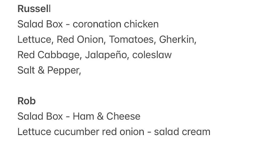 Menu_The Sam'Wich Bar_Great Missenden_immagine_2