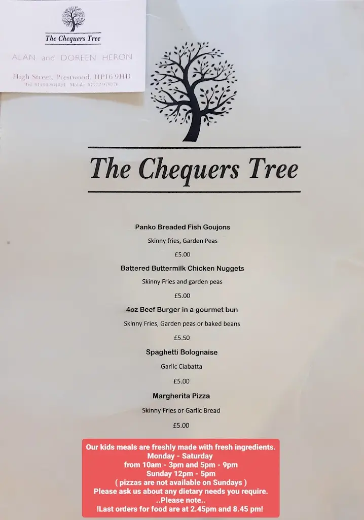 Menu_The Chequers Tree_Great Missenden_image_2