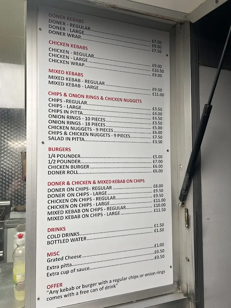 Menu_Betty's Van_Great Missenden_immagine_1