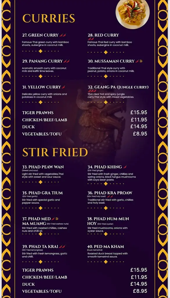 Menu_Thai Great Kingshill_Great Missenden_imagen_1