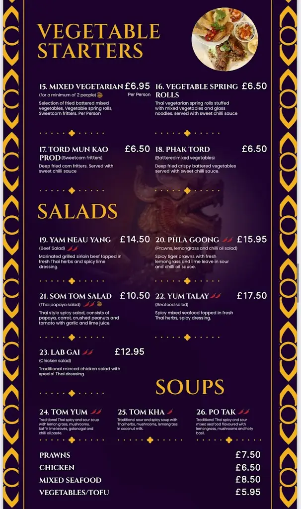 Menu_Thai Great Kingshill_Great Missenden_imagen_3